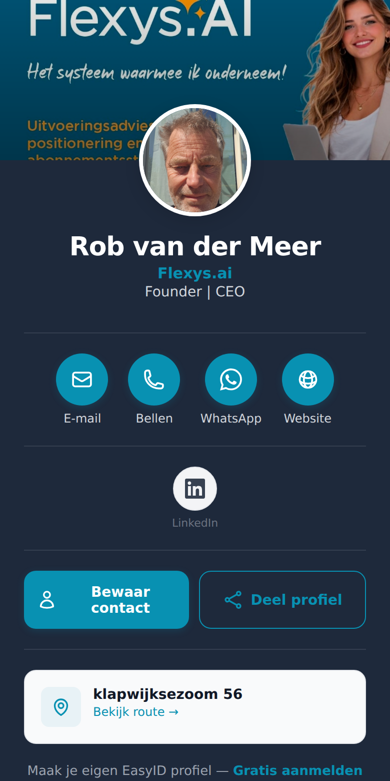 EasyID profiel voorbeeld